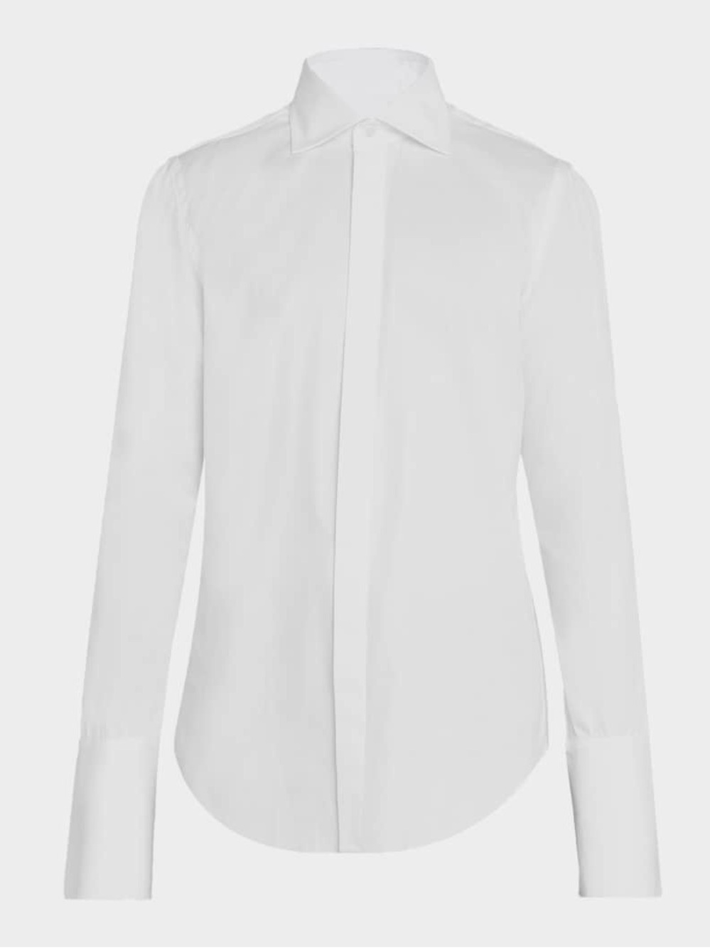 CESARE ATTOLINI Marcella Cotton French-Cuff Dress Shirt
